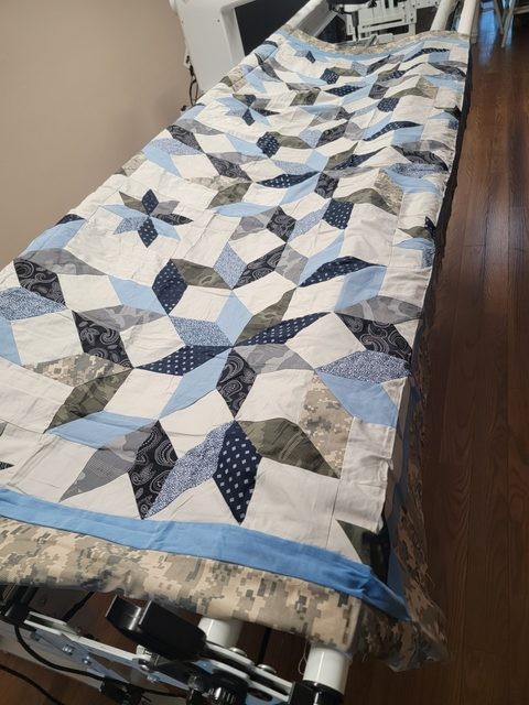 Ready for the stitching layer